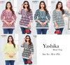 Yashika By Tunic House Georgette Shiffly Worked Short Tops Bulk Orders In India